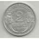 2 FRANCS. 1948 B MORLON ALUMINIUM. LILLE COLLECTIONS.