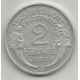 2 FRANCS. 1950 MORLON ALUMINIUM. LILLE COLLECTIONS.