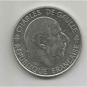 1 FRANC 1988. DE GAULLE. LILLE COLLECTIONS.