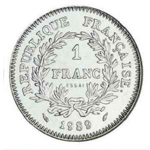 1 FRANC 1989. ÉTATS GÉNÉRAUX.  LILLE COLLECTIONS.