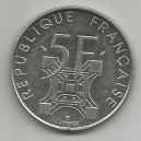 5 FRANCS 1989. TOUR EIFFEL. LILLE COLLECTIONS.