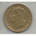 5 FRANCS 1940. LAVRILLIER BRONZE. LILLE COLLECTIONS.