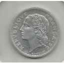 5 FRANCS 1946 B. LAVRILLIER ALUMINIUM. LILLE COLLECTIONS.