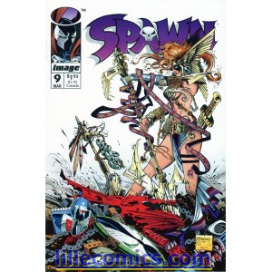 SPAWN 9. TODD McFARLANE. NEIL GAIMAN. 1st ANGELA.