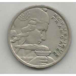 100 FRANCS. COCHET 1955 RUBAN ETROIT. LILLE COLLECTIONS.