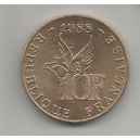 10 FRANCS. ROLAND GARROS 1988. AXE A. LILLE COLLECTIONS.