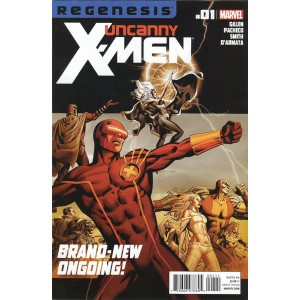UNCANNY X-MEN 1. FIRST PRINT. REGENESIS. MARVEL. 